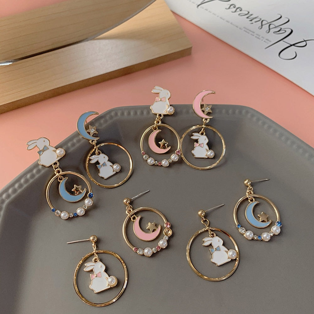 Cute Rabbit Drop Earring