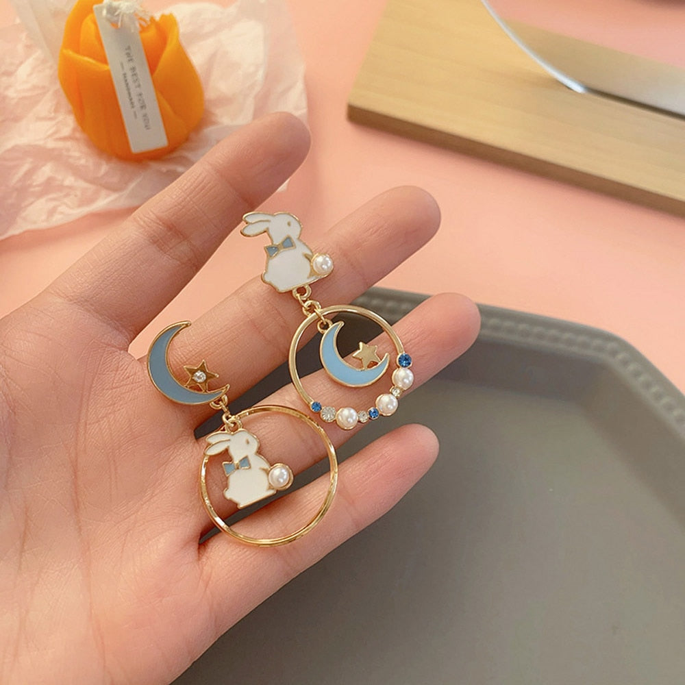 Cute Rabbit Drop Earring