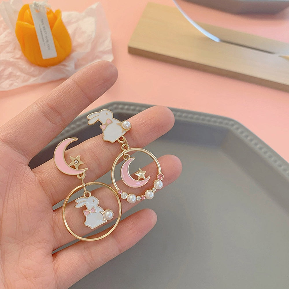Cute Rabbit Drop Earring