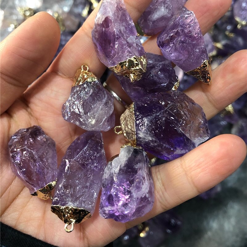Reiki  Rock Nuggets Natural Stone Pendant