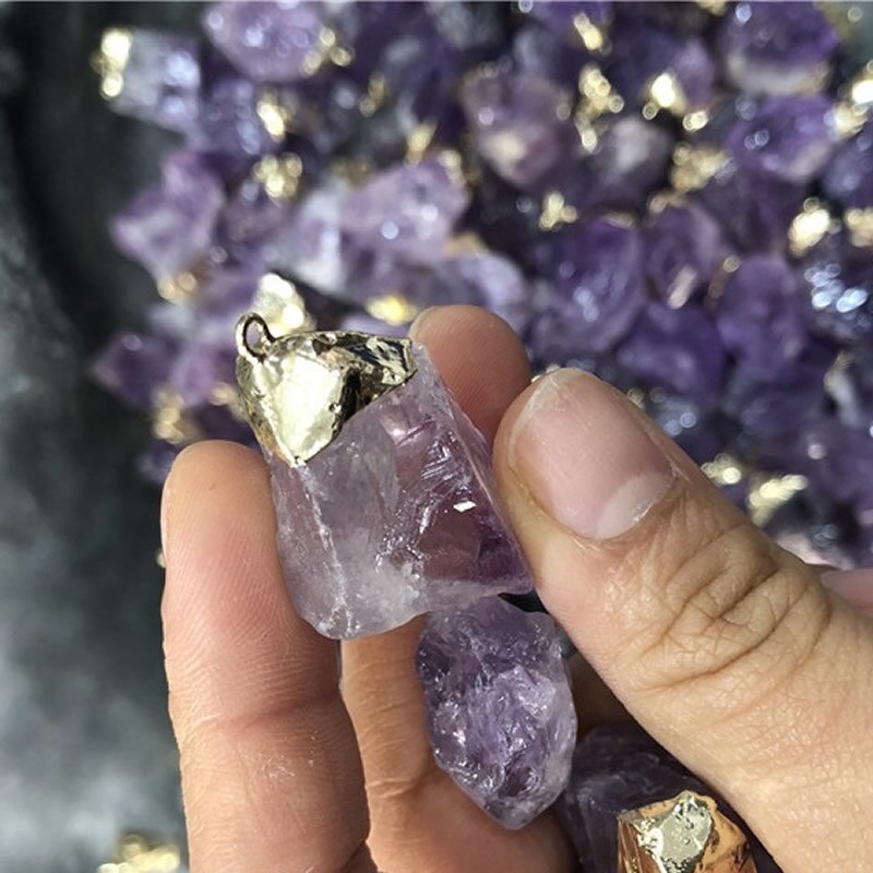 Reiki  Rock Nuggets Natural Stone Pendant