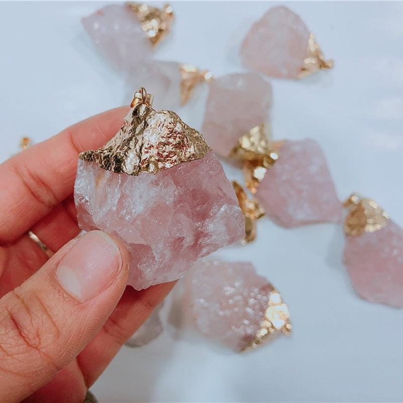 Reiki  Rock Nuggets Natural Stone Pendant