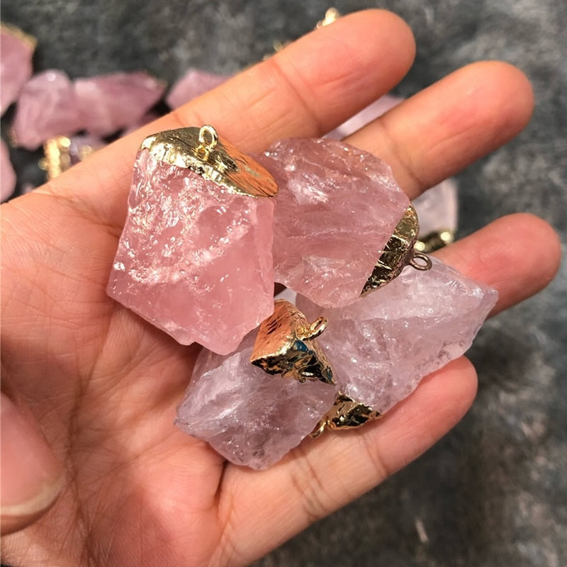 Reiki  Rock Nuggets Natural Stone Pendant
