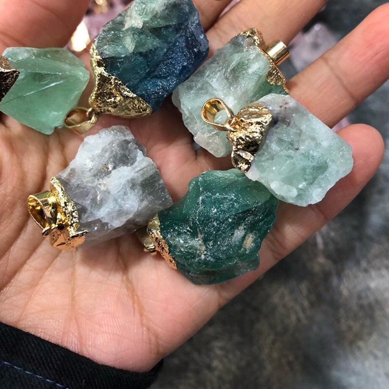 Reiki  Rock Nuggets Natural Stone Pendant