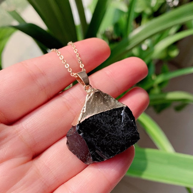 Reiki  Rock Nuggets Natural Stone Pendant