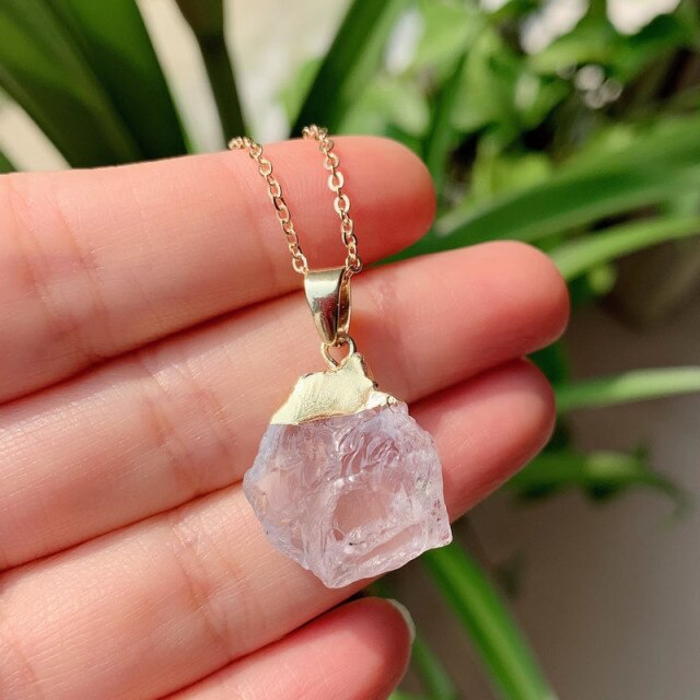 Reiki  Rock Nuggets Natural Stone Pendant