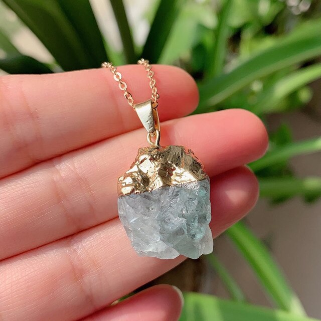 Reiki  Rock Nuggets Natural Stone Pendant