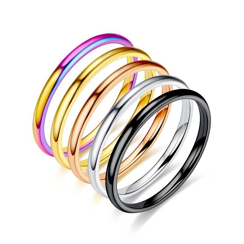 Berserk Jewelry Gift Retro 2mm Female's Ring