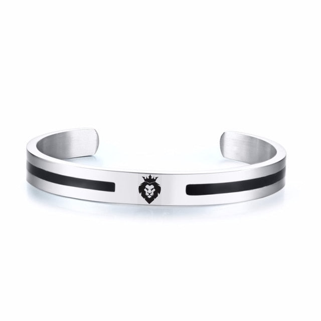 Viking Logo Cuff Bracelet For Gentleman