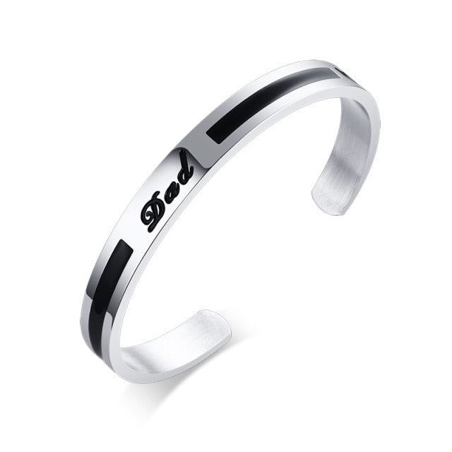 Viking Logo Cuff Bracelet For Gentleman