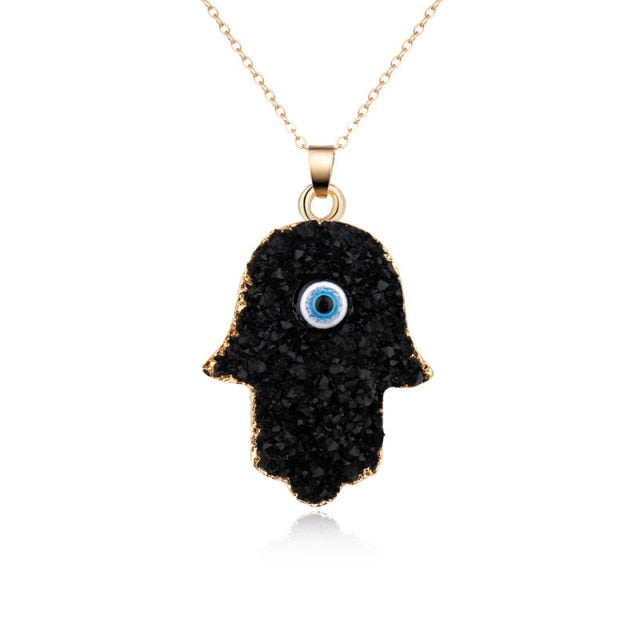 Bohemian Vintage Turkish Evil Eye Pendant Necklace Fashion