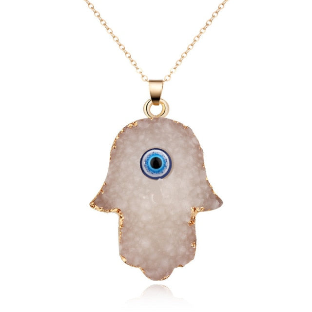 Bohemian Vintage Turkish Evil Eye Pendant Necklace Fashion