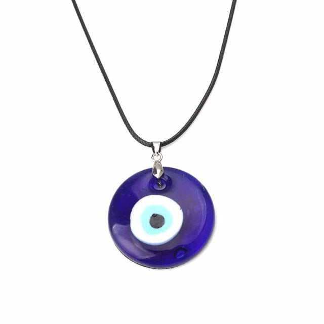 Bohemian Vintage Turkish Evil Eye Pendant Necklace Fashion