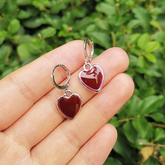Lost Lady Cute Round Similing Face Huggies Hoop Earrings