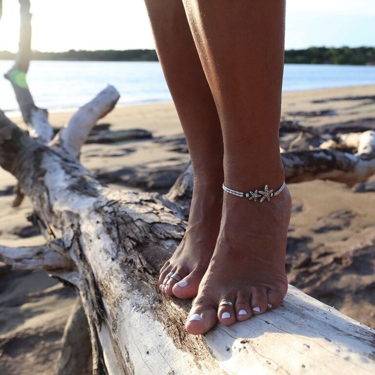 Single Anklets For Women Fashion Beads Barefoot Anklet