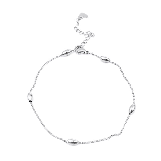Fashion 304 Stainless Steel Anklet For Women
