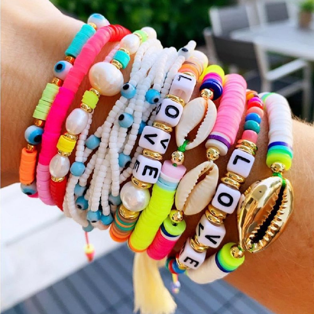 Evil Eye Bracelets Love Letter Bracelet For Women