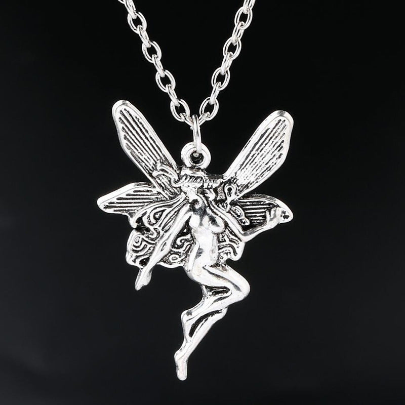 Angel Fairy  Wings Pendant Necklace
