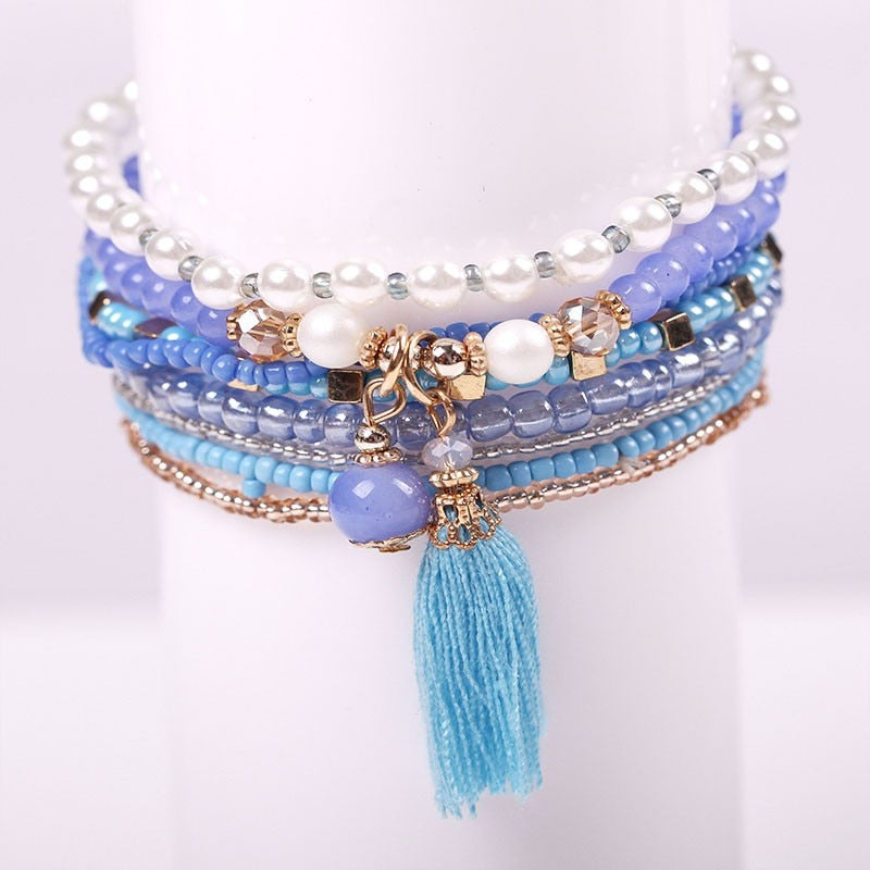 Bohemian Friendship Crystal Beads Bracelets For Women