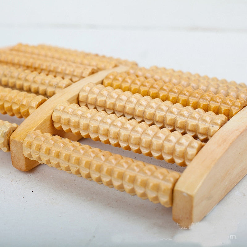 Wooden Foot Massage Roller