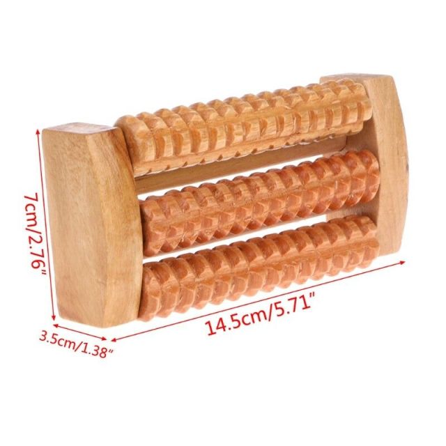 Wooden Foot Massage Roller