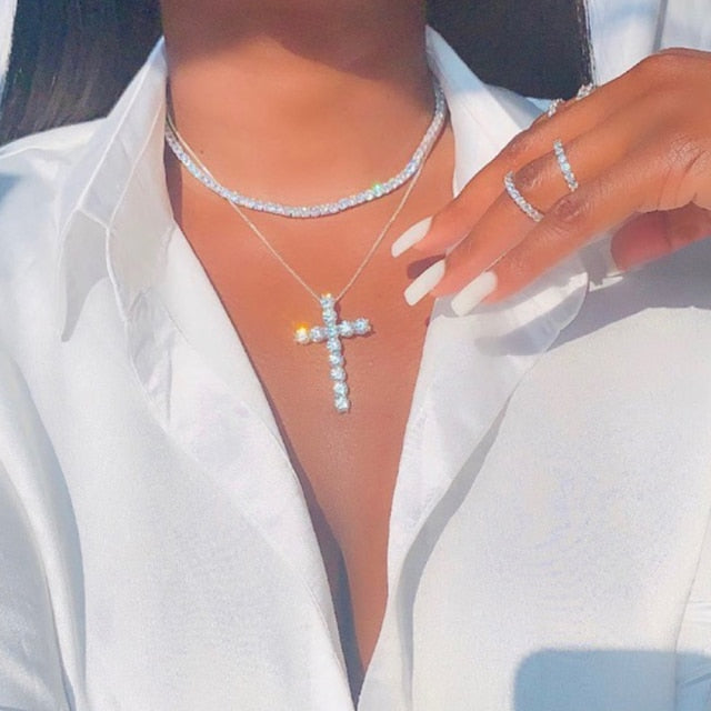 Gold Color Flat Snake Link Chain Choker Necklace