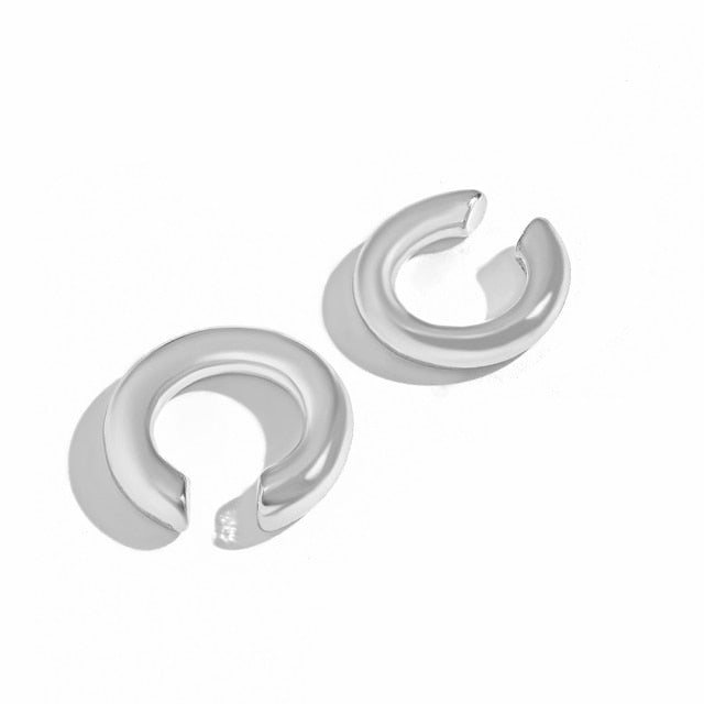 Bohemia Stackable C Shaped CZ Rhinestone Small Earcuffs Clip