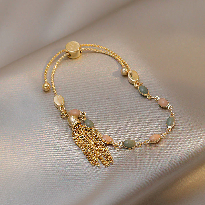 Blue Green Color Crystal Charm Bracelets for Women