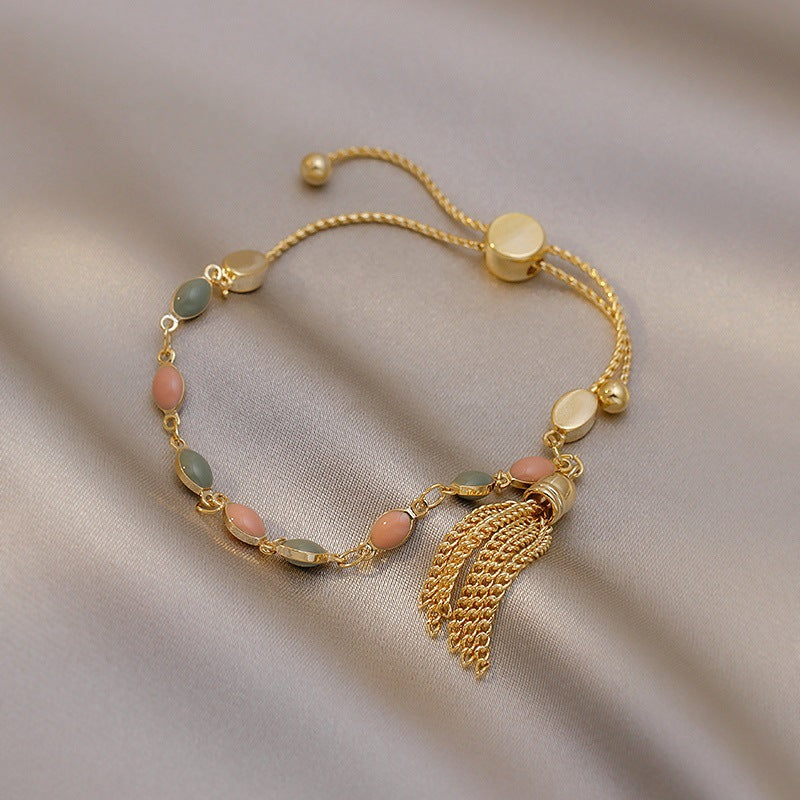 Blue Green Color Crystal Charm Bracelets for Women