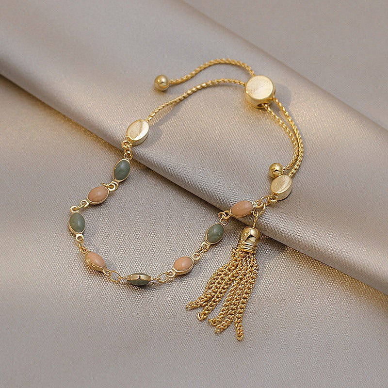 Blue Green Color Crystal Charm Bracelets for Women