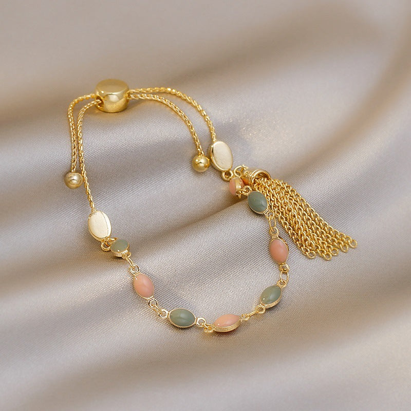 Blue Green Color Crystal Charm Bracelets for Women