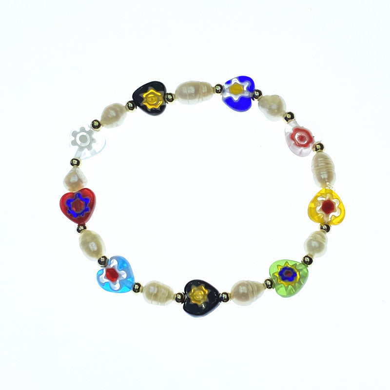 Blue Green Color Crystal Charm Bracelets for Women
