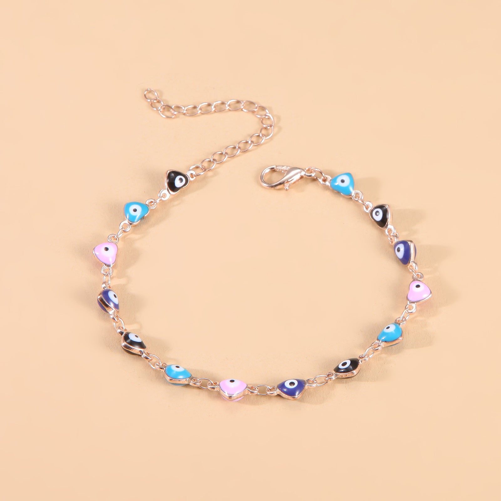 Blue Green Color Crystal Charm Bracelets for Women