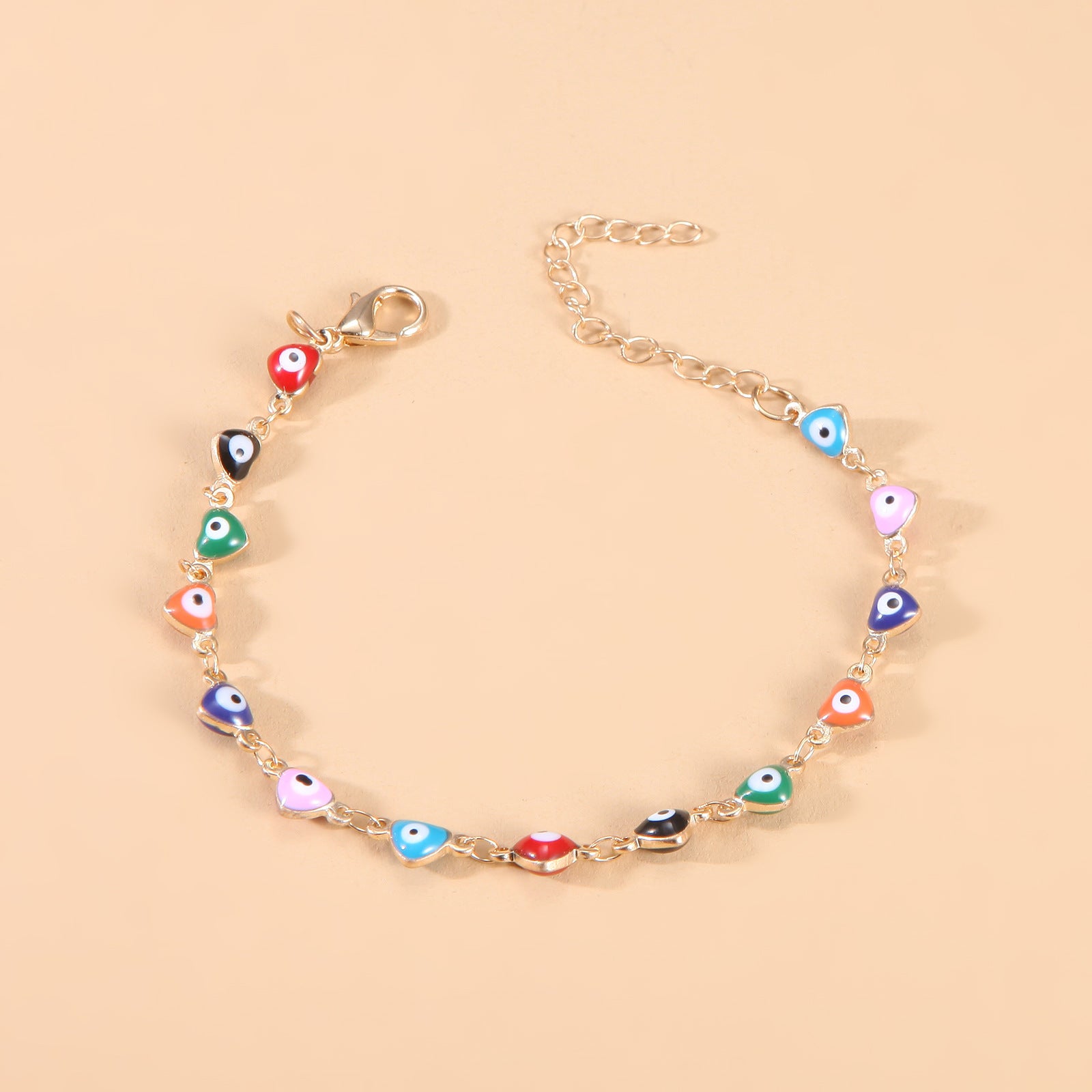 Blue Green Color Crystal Charm Bracelets for Women
