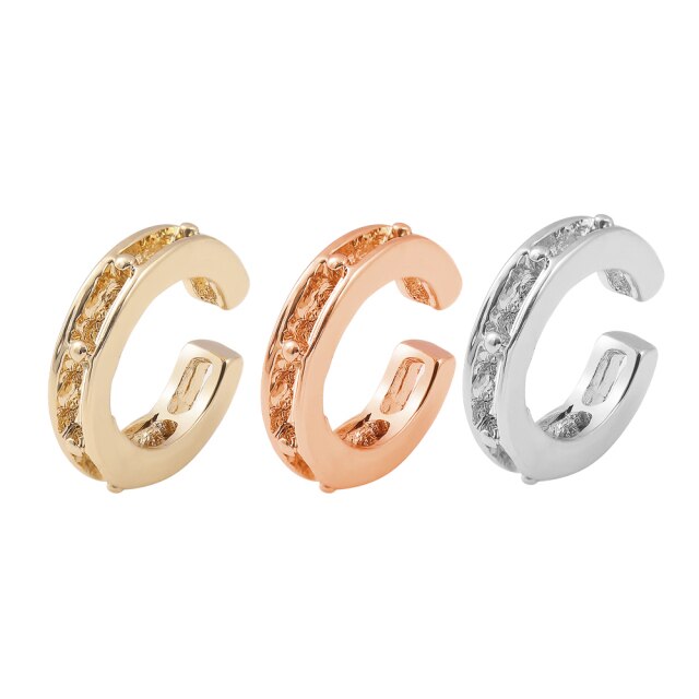 Trendy Pearl Clip on Earrings Earcuffs