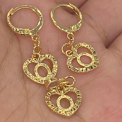 26 Initial Gold Color Love Letters Jewelry Sets
