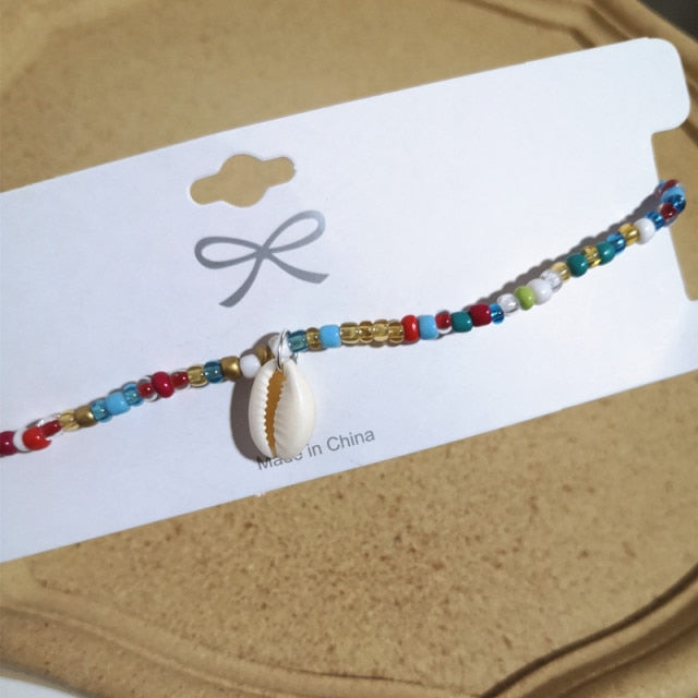Simple Seed Beads Strand Necklace