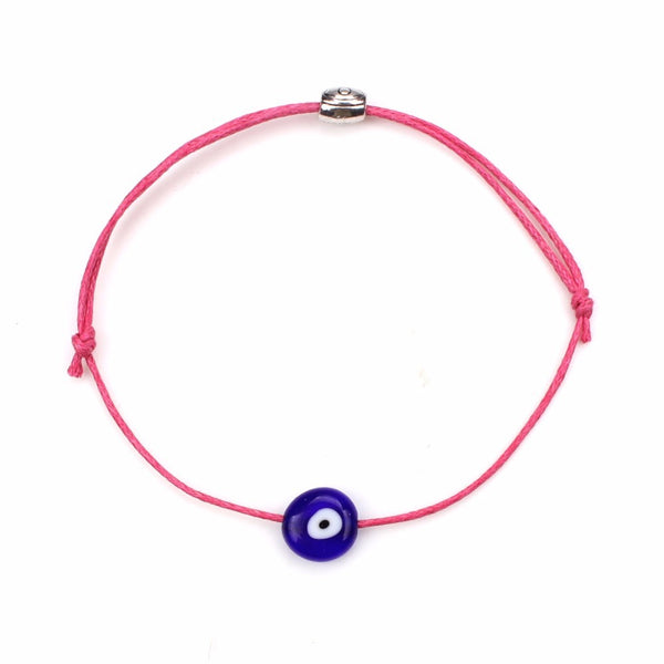Pulseras turcas de la suerte con ojo malvado en 6 colores para mujer