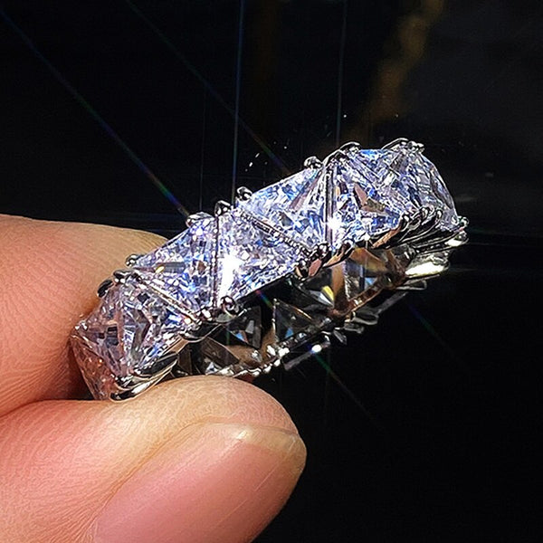 Gorgeous Women Promise Eternity Rings