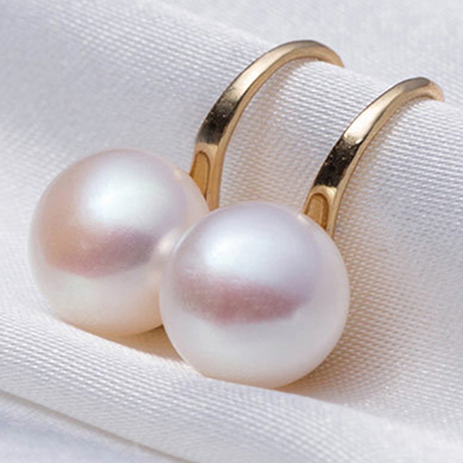 Women Earrings Imitation Pearls Ball Hook Earring