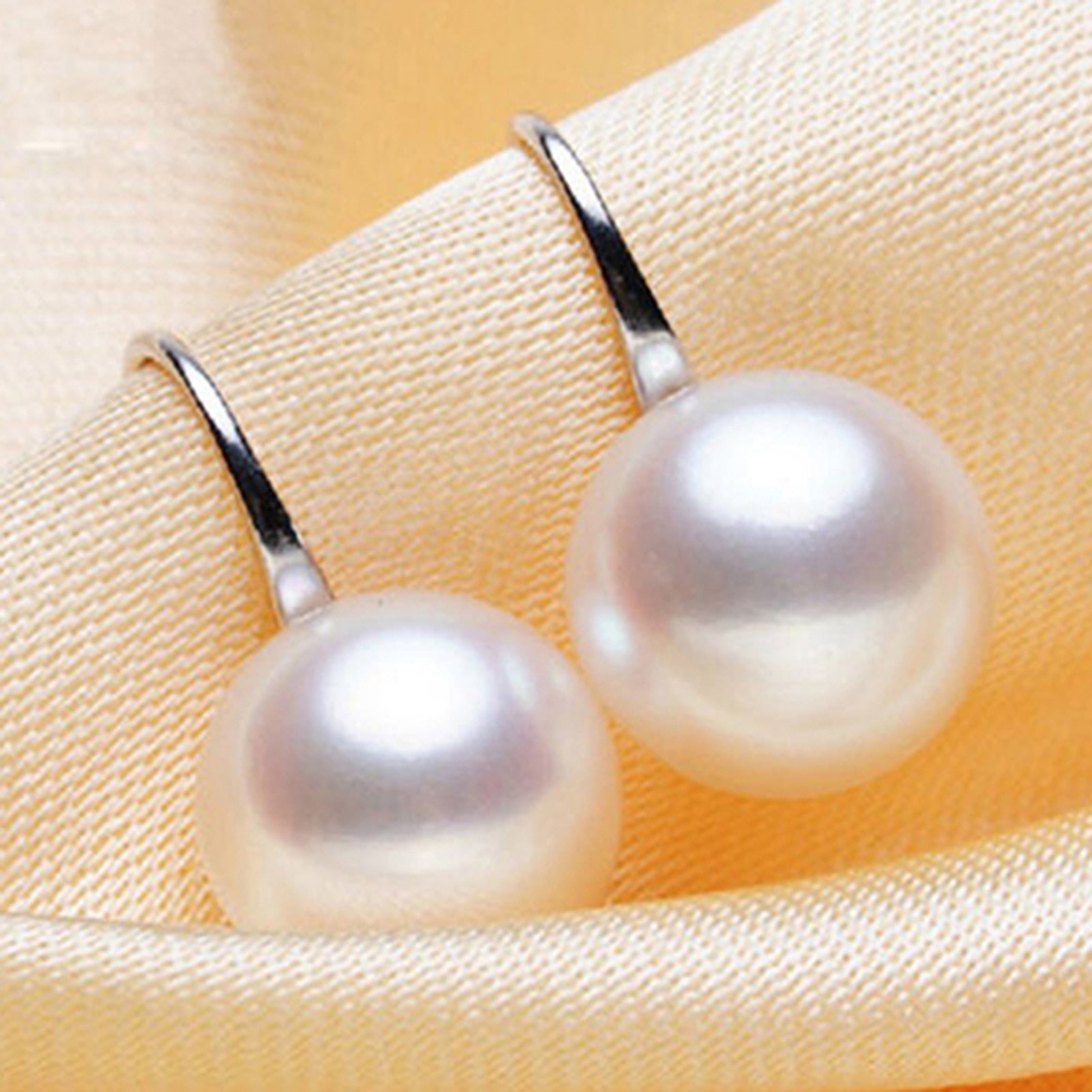 Women Earrings Imitation Pearls Ball Hook Earring