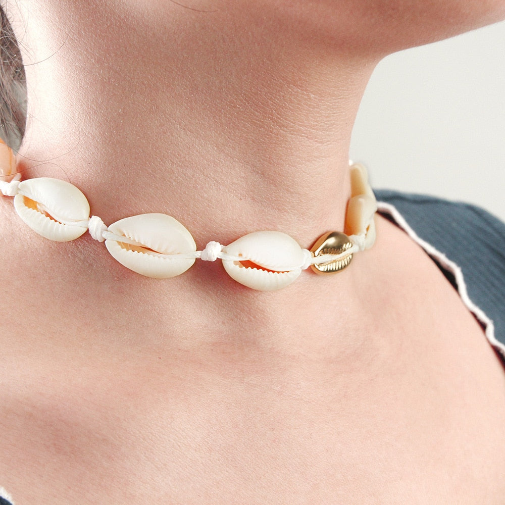 Bohemian Natural Shell Necklace