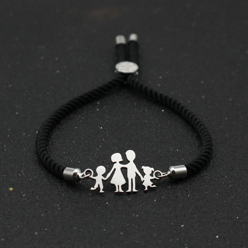 Cute Bear New Simple Adjustable Lucky Red Rope Bracelets
