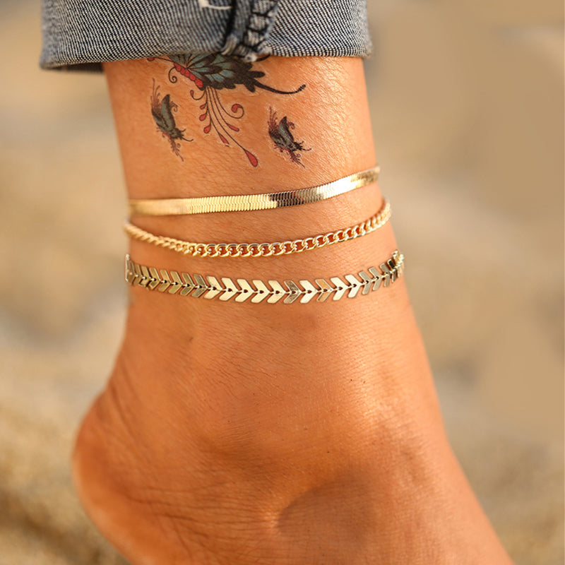 Bohemian Colorful Eye Beads Anklets For Women