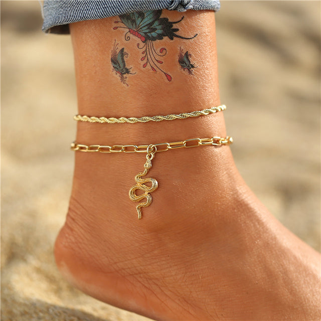 Bohemian Colorful Eye Beads Anklets For Women