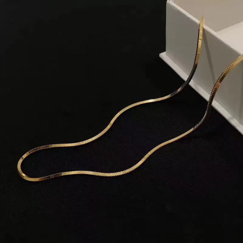 Gold Color Women's Neck Chain Choker Necklace
