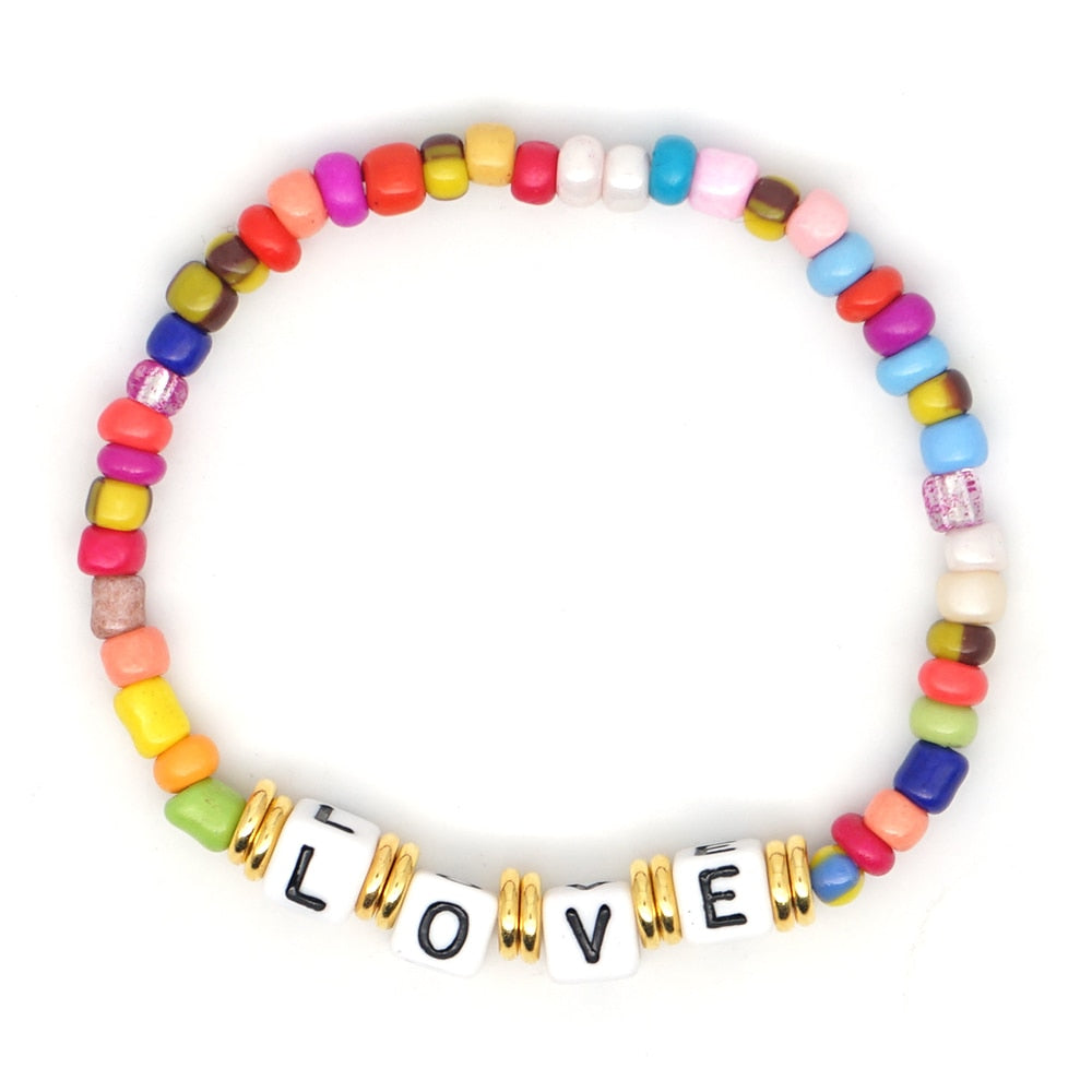 Evil Eye Bracelets Love Letter Bracelet For Women