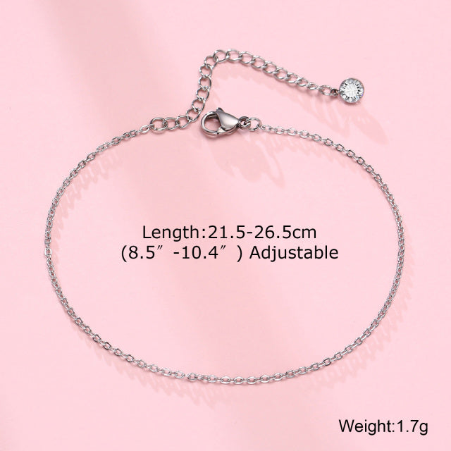 Anklet For Men,Men Anklet With Cross Charm