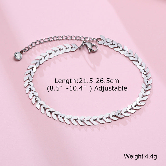 Anklet For Men,Men Anklet With Cross Charm