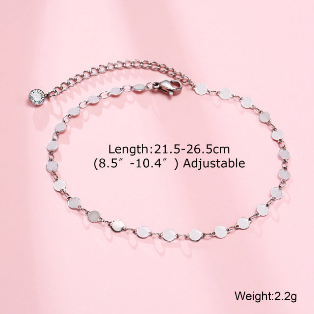 Anklet For Men,Men Anklet With Cross Charm